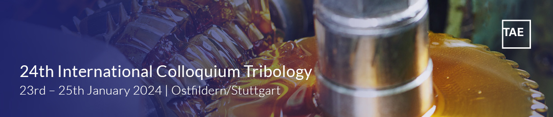 24th International Colloquium Tribology